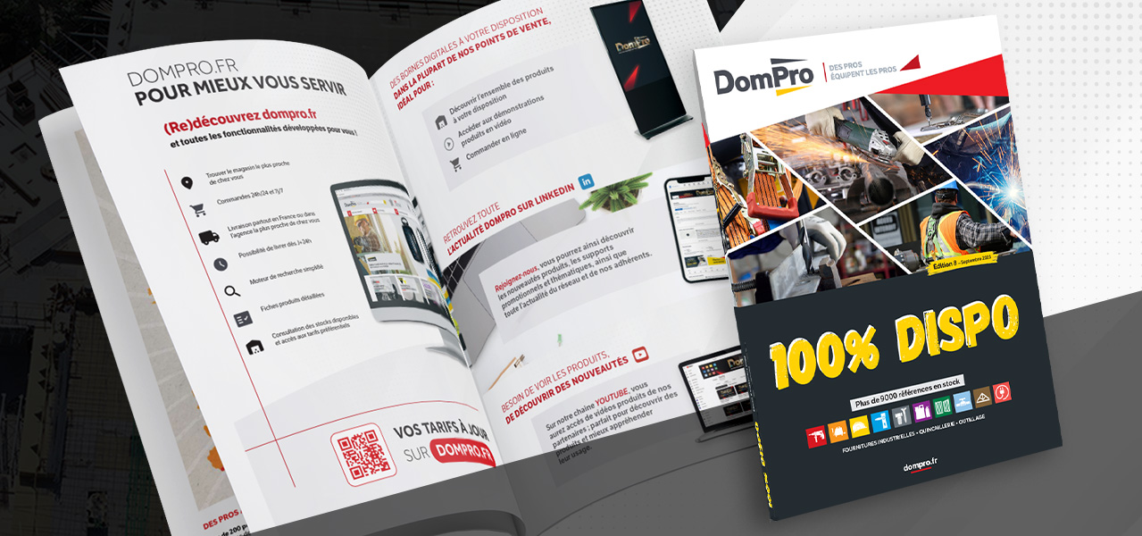 Catalogue 100% Dispo Quincaillerie - Édition N°1 - DomPro